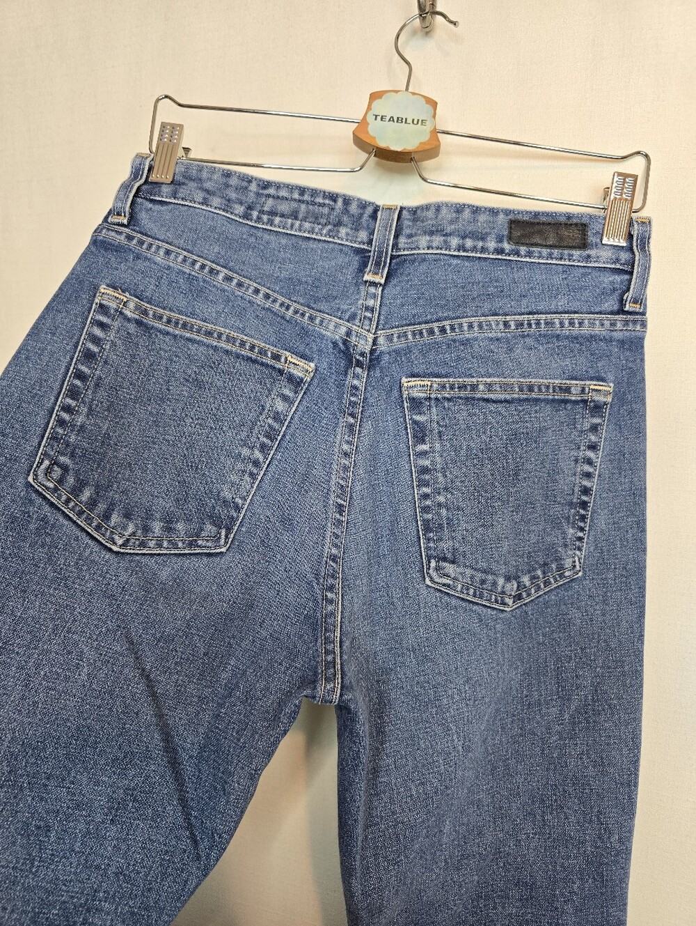 Ag Adriano Goldschmied Women's Blue Bootcut Jeans - Picture 8 of 12